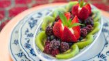 breakfast fruit plate