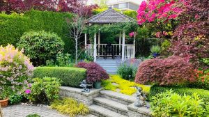 gazebo in Vancouver B&B inn